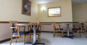 Dinning room at Chapel woods a skilled nursing facility