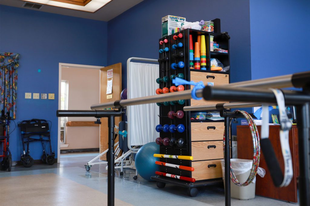 A therapy room available for memory care at Chapel Woods